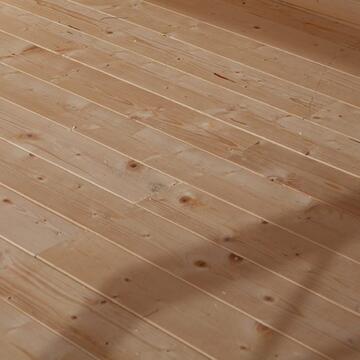 Pavimento in Legno per Casetta Valencia 4x4 mt - Abete Non Trattato