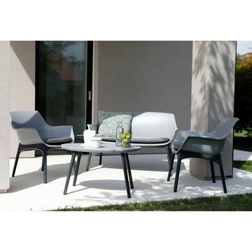 Set salottino da giardino moderno Luxor con sofa, poltrone... - Marino Fa Mercato