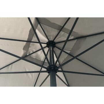 Ombrellone da giardino 3x3 Linsay in metallo e copertura... - Marino Fa Mercato