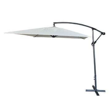 Ombrellone da Giardino 2,2x2,2 mt Linsay a Braccio Laterale - Ecrù