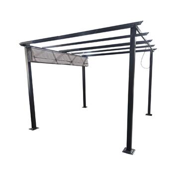 Gazebo da Giardino Lesly 3x3 mt - Grigio - Marino Fa Mercato