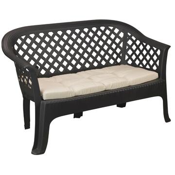 Cuscino Garda da esterno nocciola per panchina