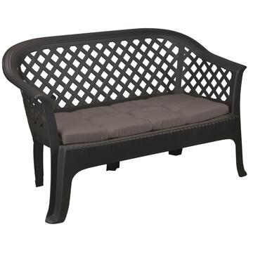 Cuscino Garda cappuccino da esterno per panchina Marino Fa Mercato