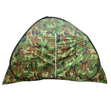 Tenda da Campeggio Camo in Poliestere 200x200x135 cm Fantasia Mimetica